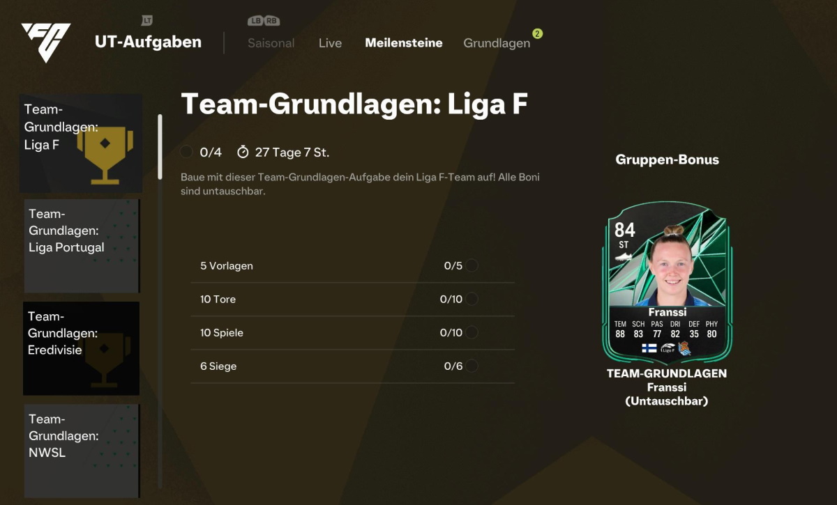 Team-Grundlagen Profis